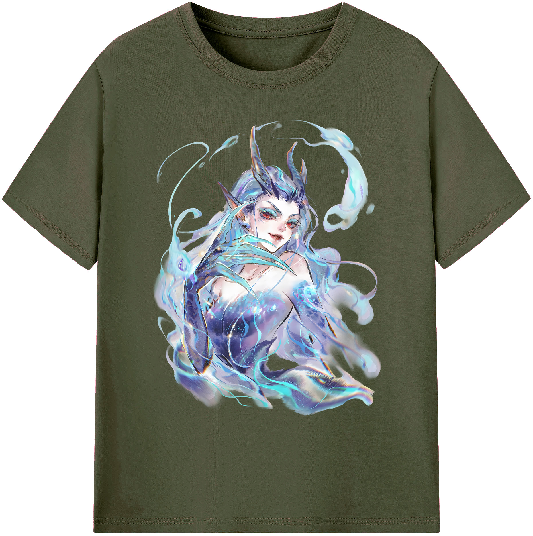 （画像用） Ne Zha 2 ナタ 魔童の大暴れ 綿100％ メンズ半袖Tシャツ｜肌触りやわらか＆通気性